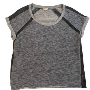 Converse One Star top with black mesh detail